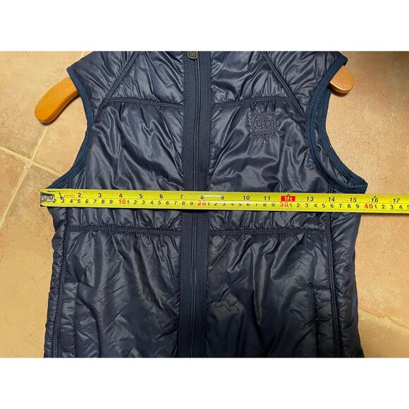 66 NORTH ICELAND dark navy blue vest puffer jacket womens size S small primaloft - Picture 4 of 9